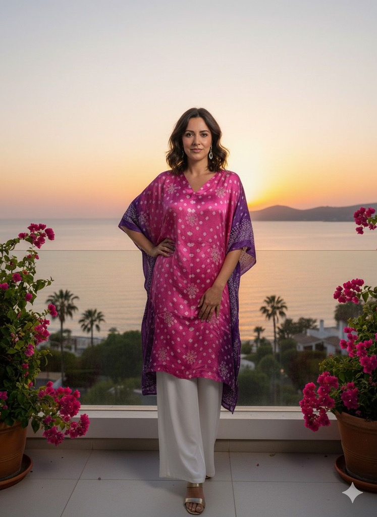 Bandhani  Kaftans 4801 