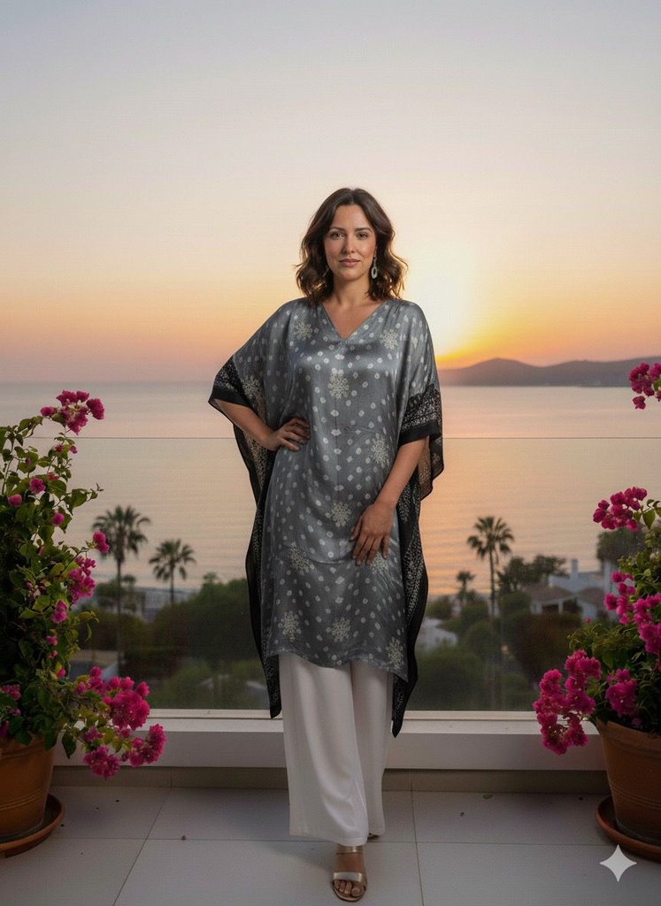 Bandhani  Kaftans 4801 