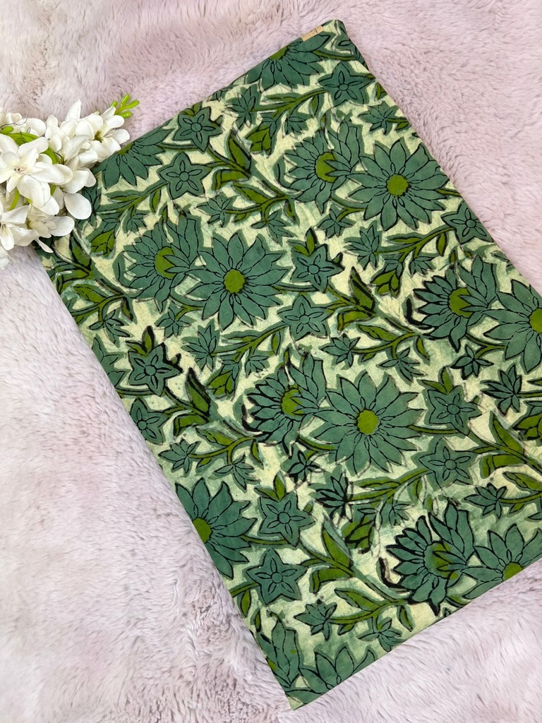 Vanaspati Ajrakh Cotton Fabric 5023