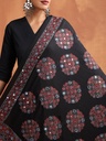 Ajrakh Mirror Work Silk Dupatta 5035