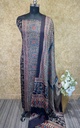 Ajrakh Modal Silk Top and Dupatta Set 5048