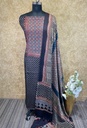 Ajrakh Modal Silk Top and Dupatta Set 5048