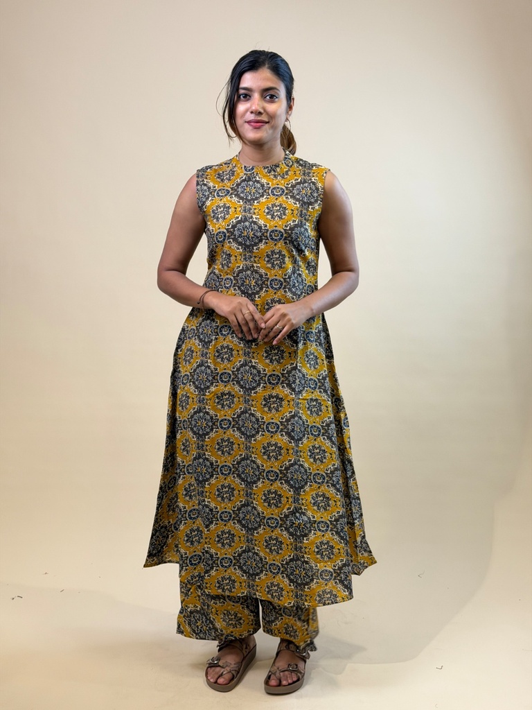 Block Printed  Cotton Coord Sets 5046