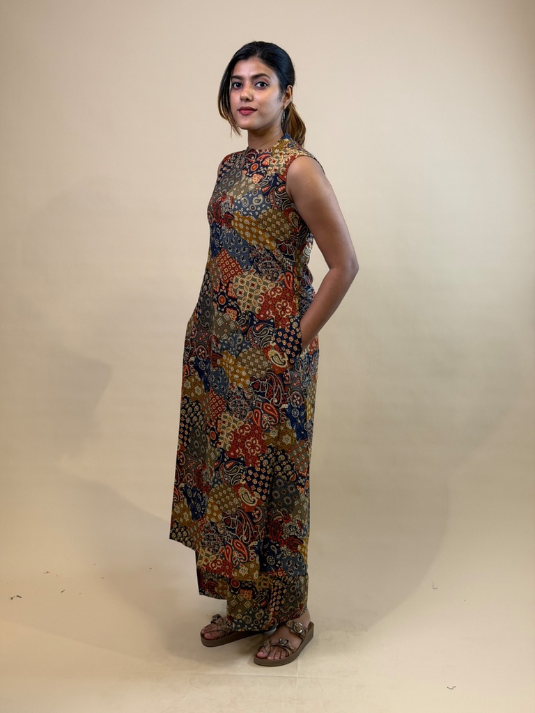 Block Printed  Cotton Coord Sets 5046