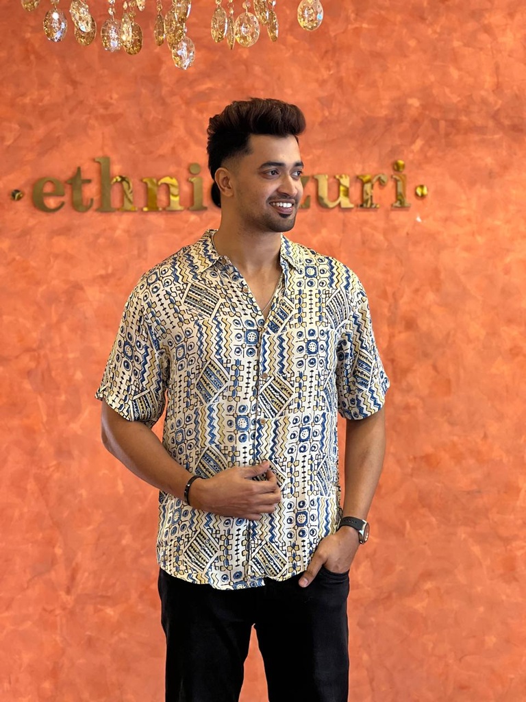 Ajrakh Mens Shirts 5049