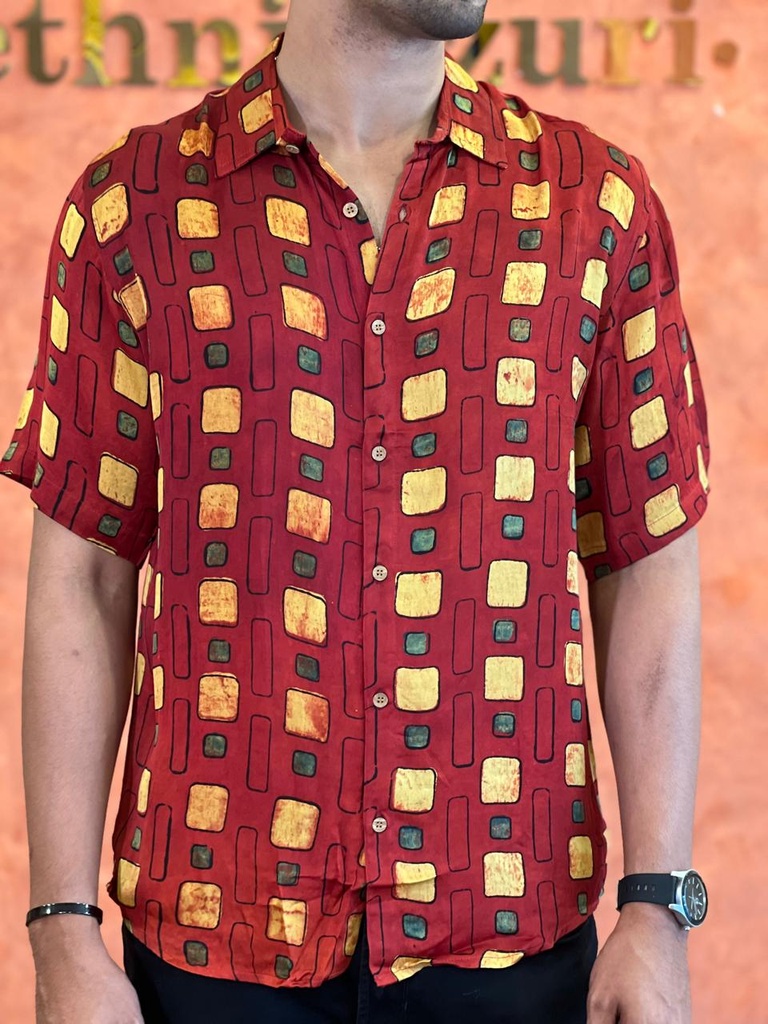 Ajrakh Mens Shirts 5049