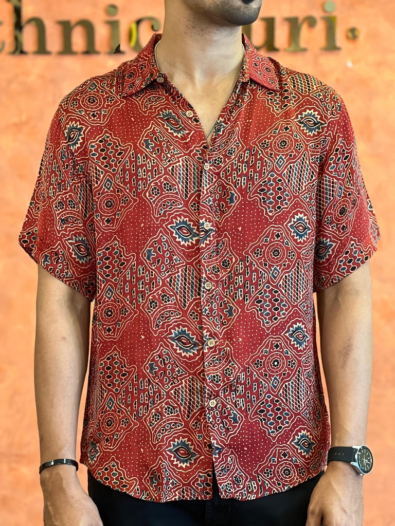 Ajrakh Mens Shirts 5049