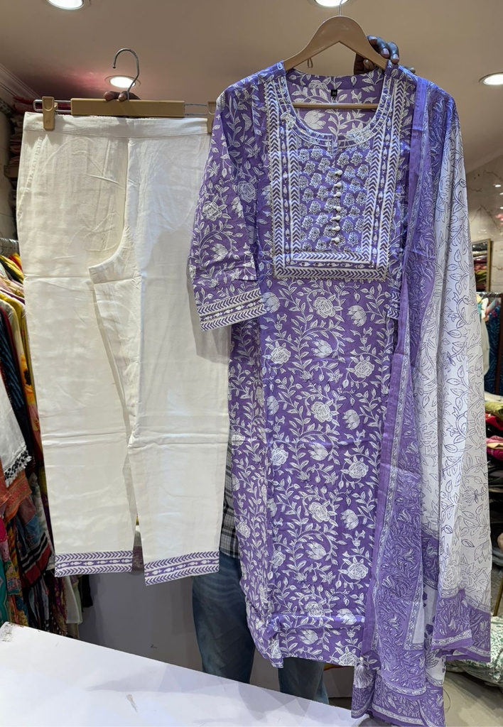 Premium Cotton  Kurti Sets 5609