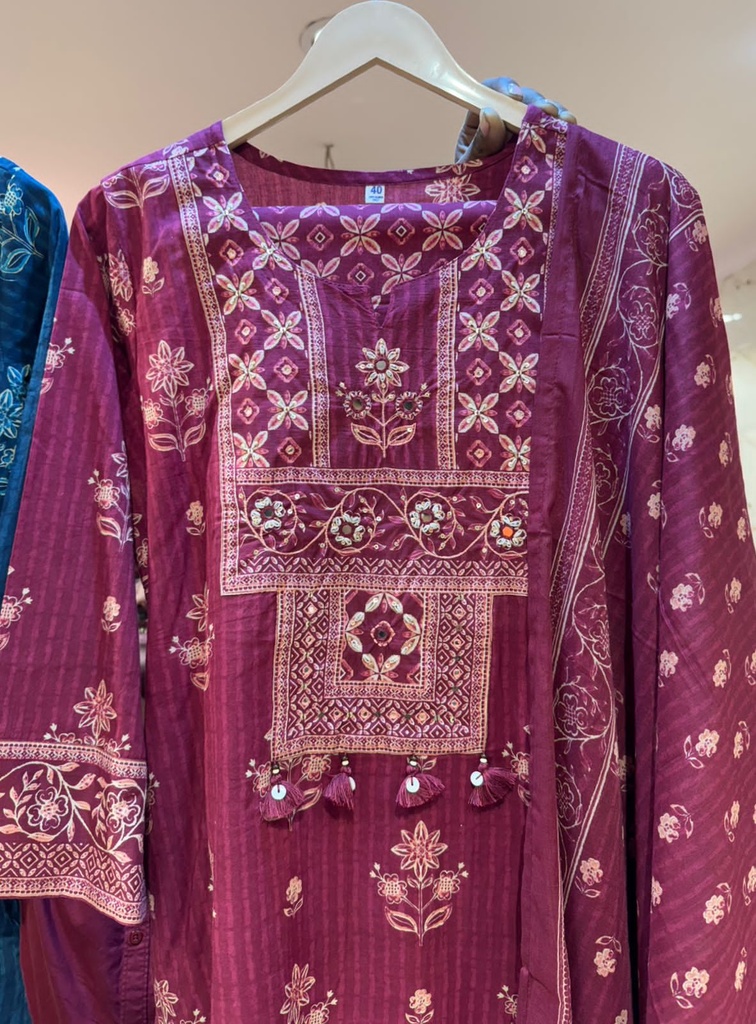 Premium Cotton  Kurti Sets 5609