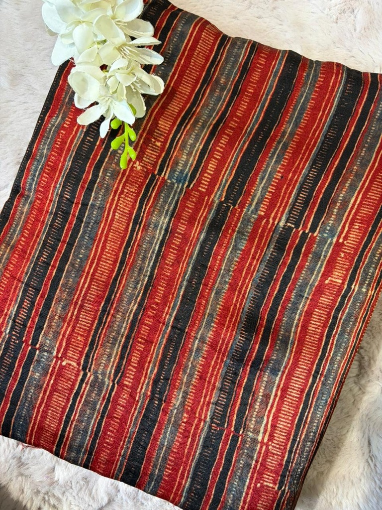 Ajrakh Mashru Fabric 4215