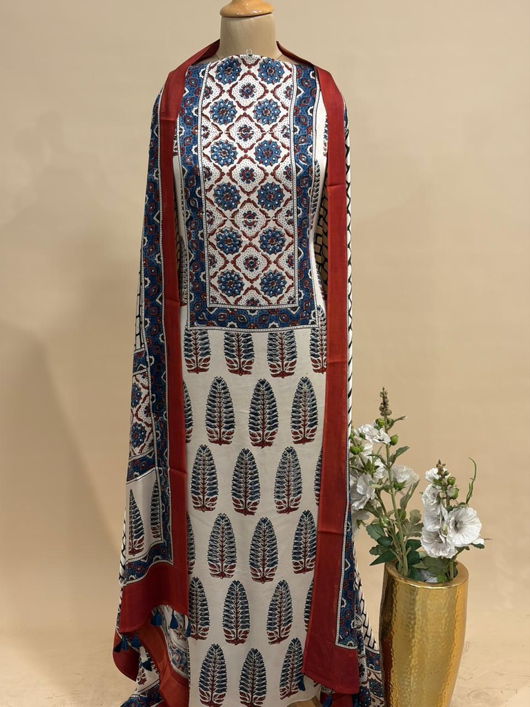 Ajrakh Modal Suits 5012
