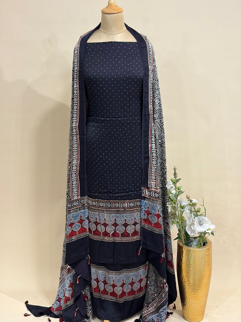 Ajrakh Modal Suits 5012