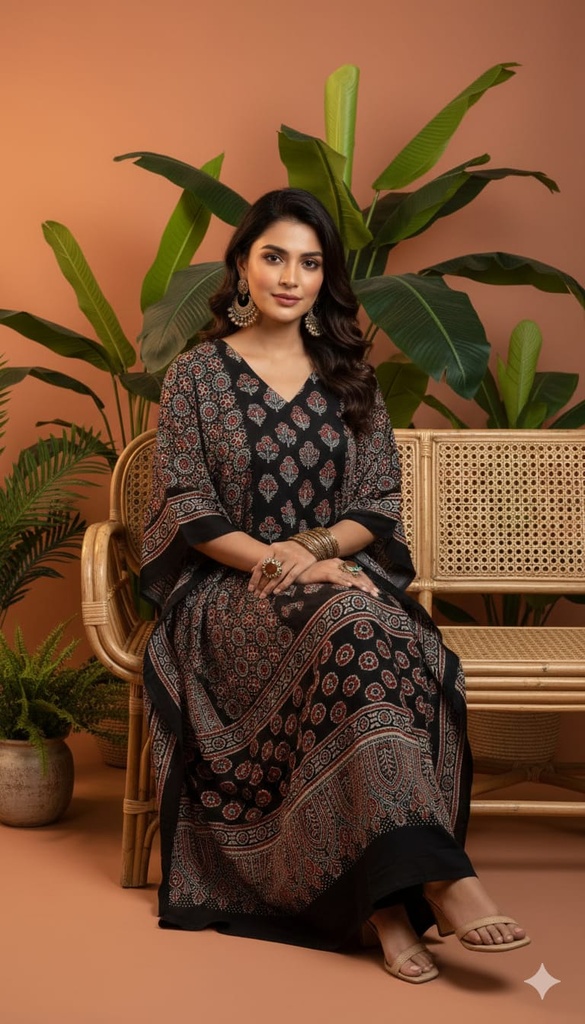 Ajrakh Modal Kaftans 4801