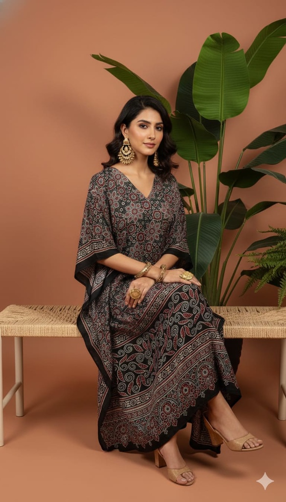 Ajrakh Modal Kaftans 4801