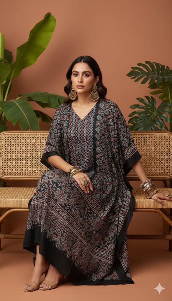 Ajrakh Modal Kaftans 4801