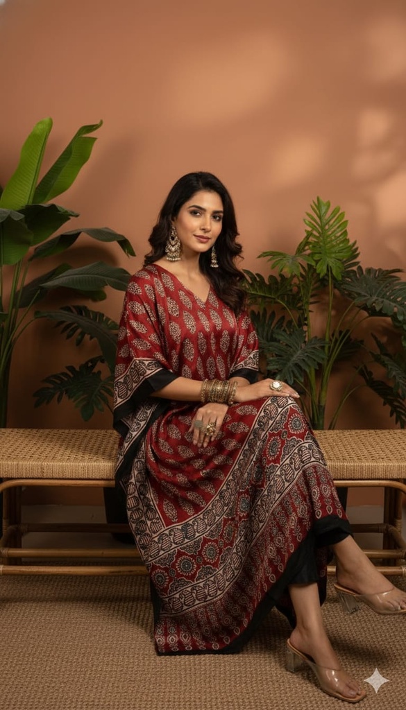 Ajrakh Modal Kaftans 4801