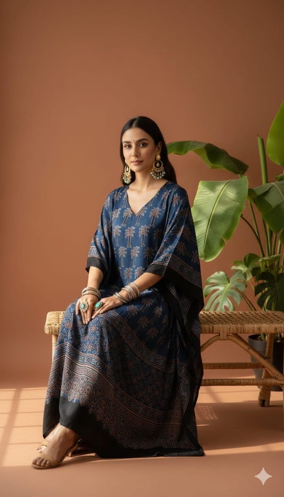 Ajrakh Modal Kaftans 4801