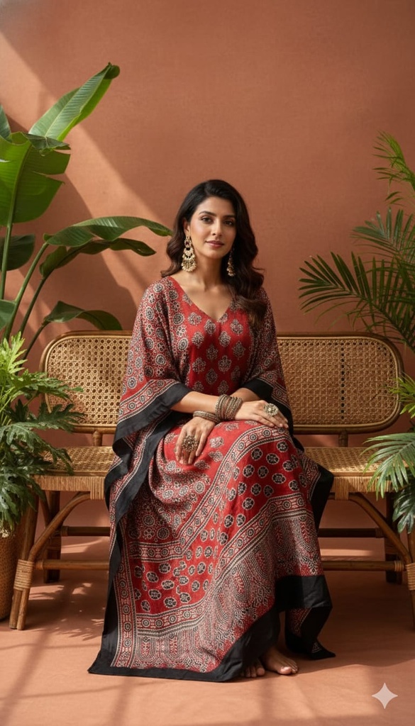 Ajrakh Modal Kaftans 4801