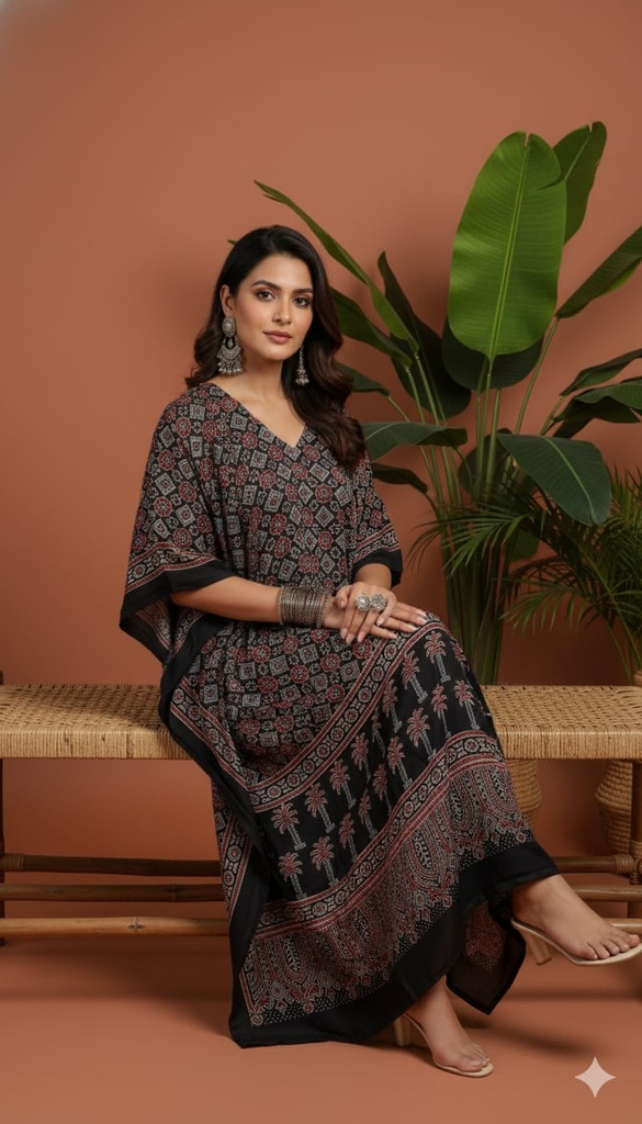 Ajrakh Modal Kaftans 4801