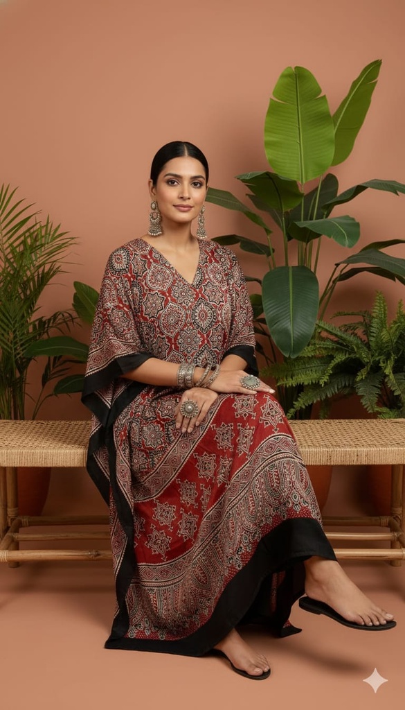 Ajrakh Modal Kaftans 4801