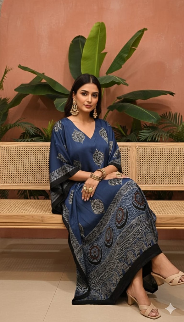 Ajrakh Modal Kaftans 4801