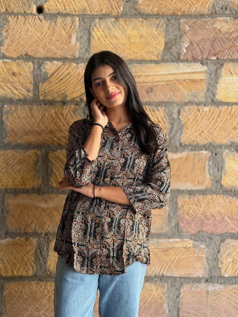 Ajrakh Modal Shirts 5015