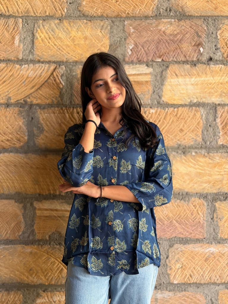 Ajrakh Modal Shirts 5015