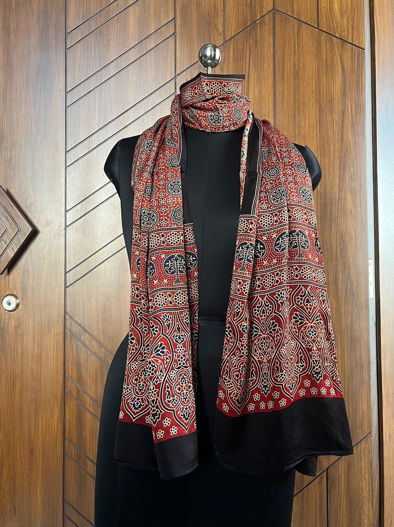Ajrakh Modal Stoles 5071