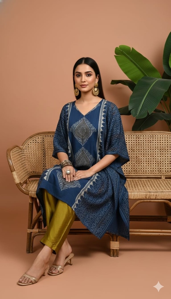 Ajrakh Cotton Kaftans 4802