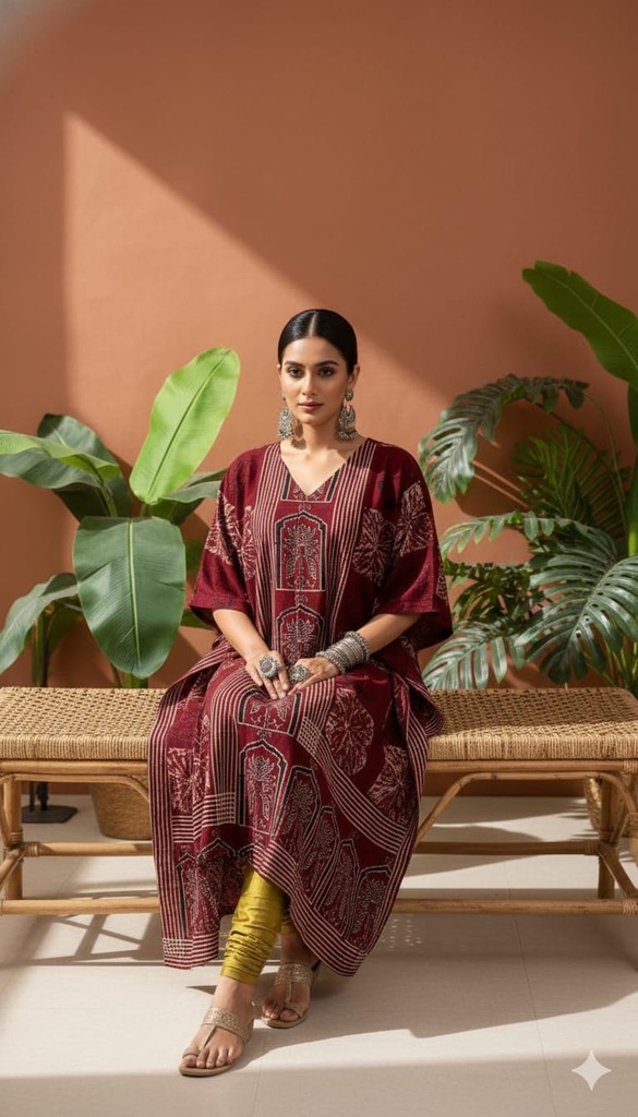 Ajrakh Cotton Kaftans 4802