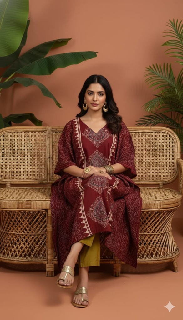 Ajrakh Cotton Kaftans 4802