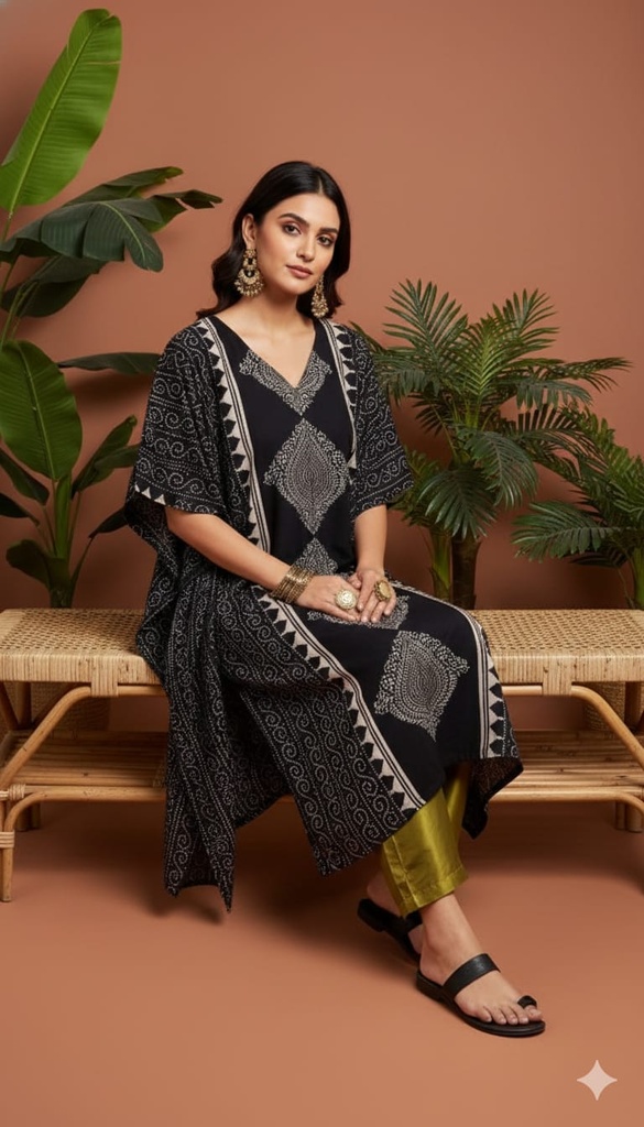 Ajrakh Cotton Kaftans 4802