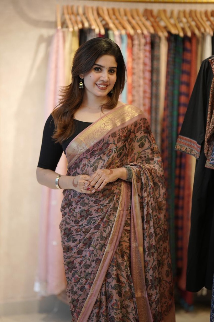 Digital Printed Chiffon Sarees 5018