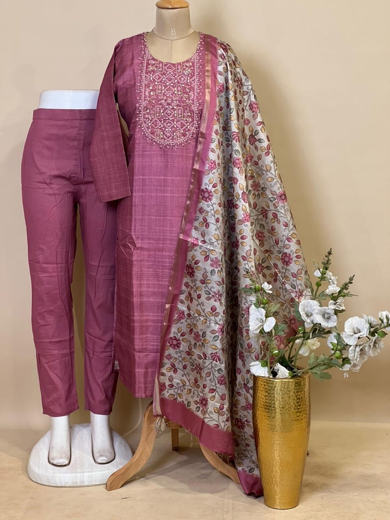 Tussar Silk Kurti Sets 5056