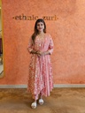 Cotton Kurti Sets 5046 Peach