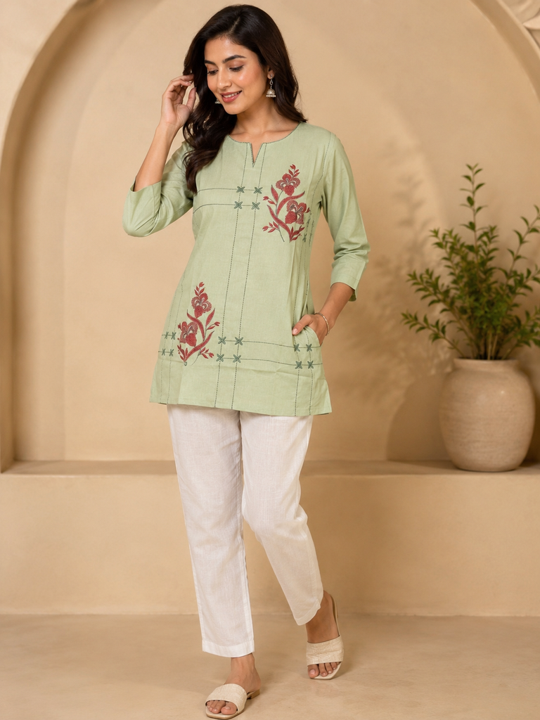 Cotton Short Kurti 5047