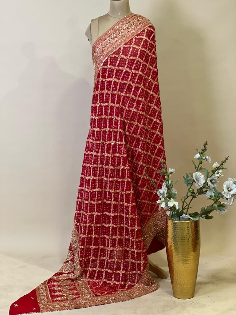 Khaddi Georgette Bandhani Dupatta 4781