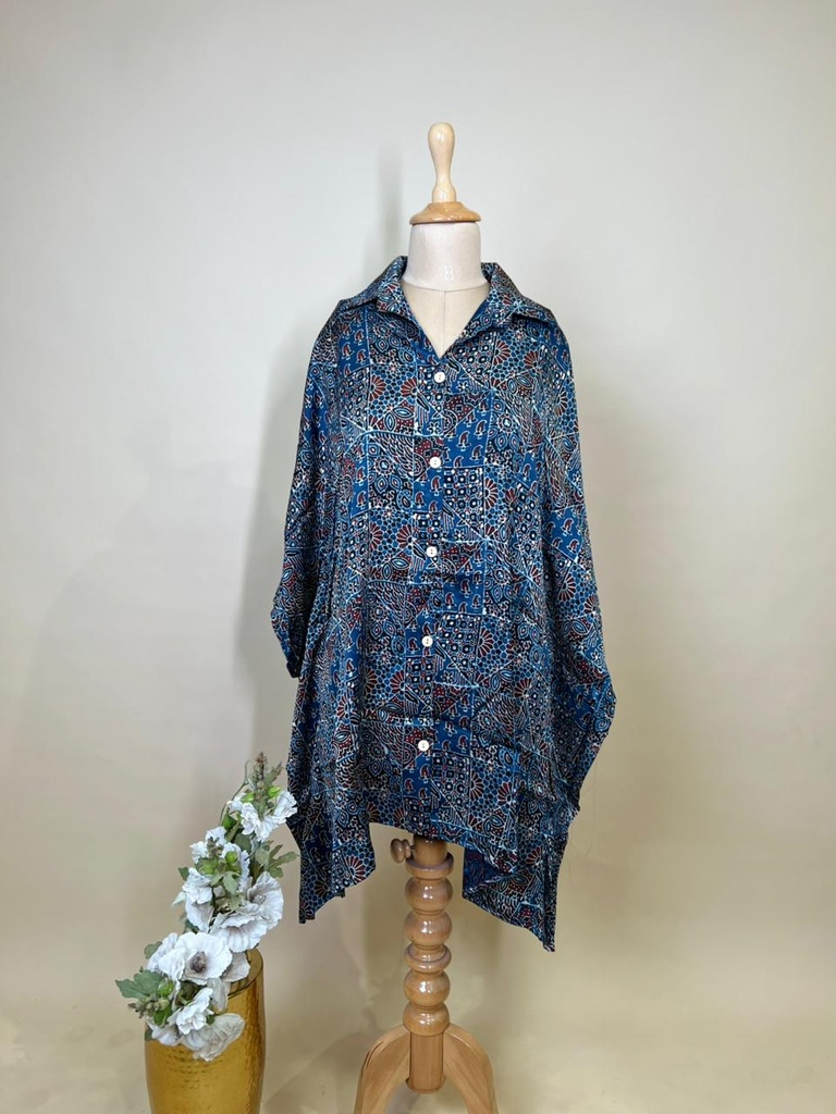 Ajrakh Modal Shirt Kaftans 5015