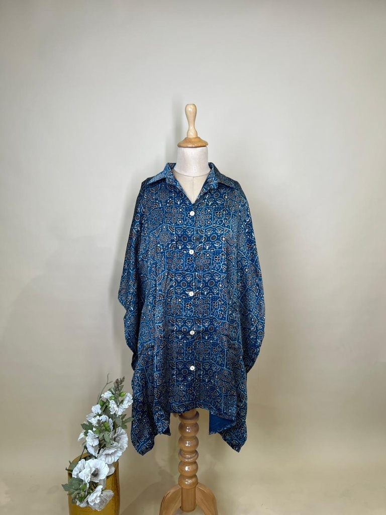 Ajrakh Modal Shirt Kaftans 5015