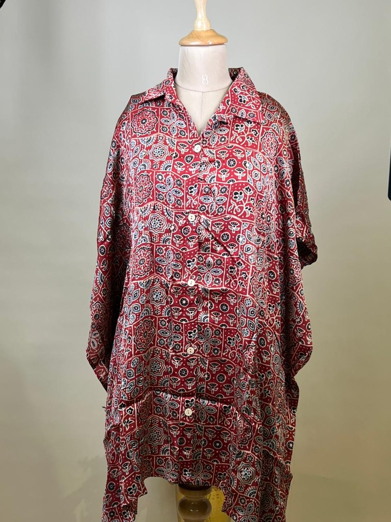 Ajrakh Modal Shirt Kaftans 5015