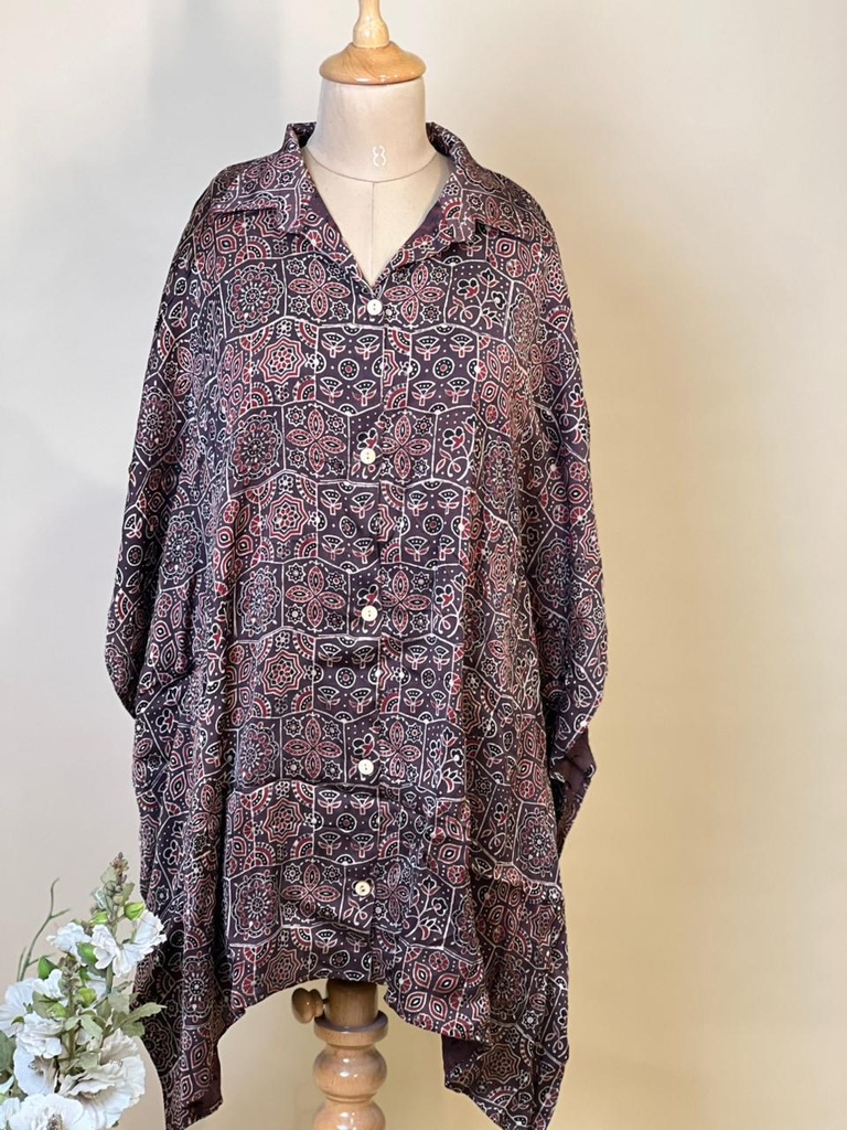 Ajrakh Modal Shirt Kaftans 5015