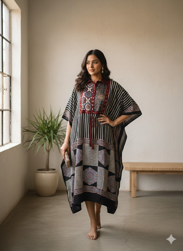 Ajrakh Modal Kaftans 4803