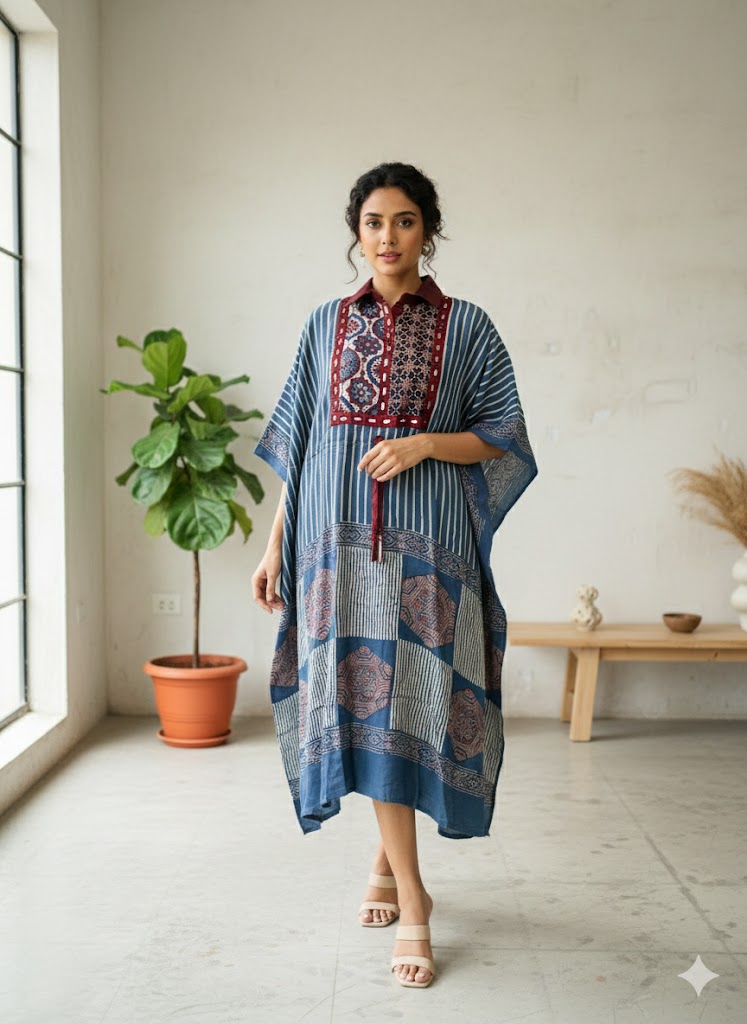 Ajrakh Modal Kaftans 4803