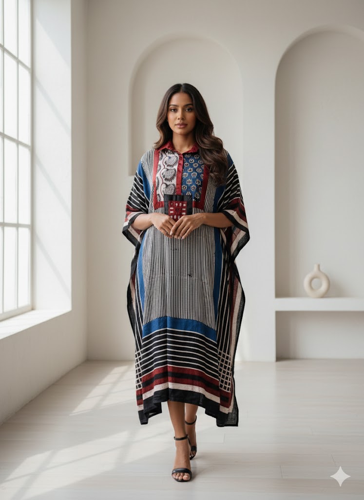 Ajrakh Modal Kaftans 4803 