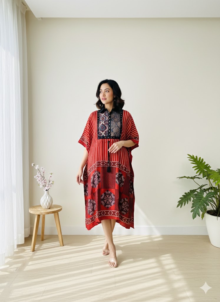 Ajrakh Modal Kaftans 4803