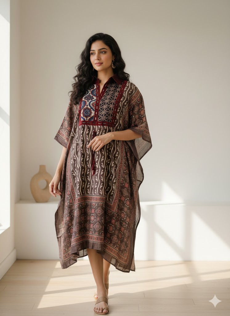 Ajrakh Modal Kaftans 4803