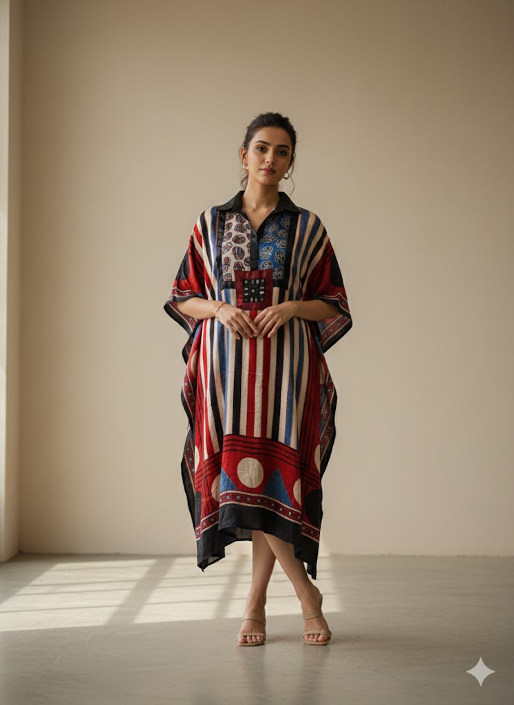 Ajrakh Modal Kaftans 4803