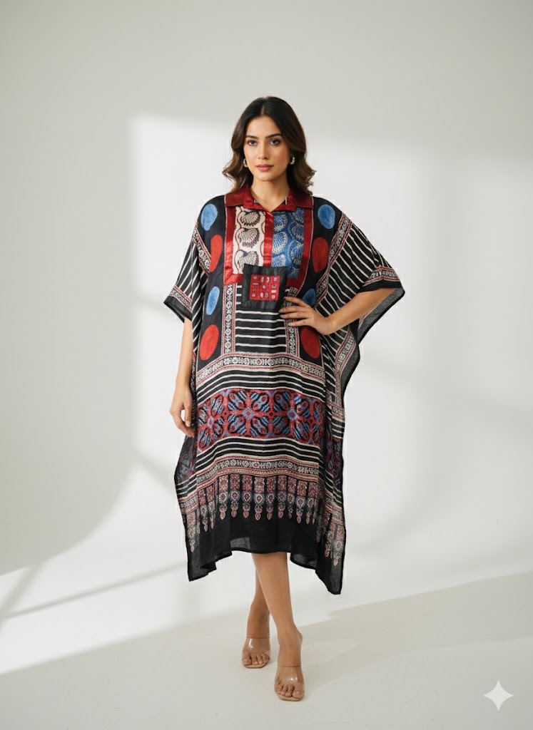 Ajrakh Modal Kaftans 4803