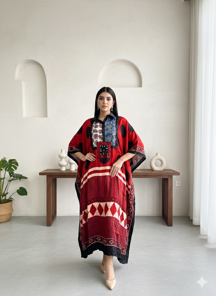 Ajrakh Modal Kaftans 4803