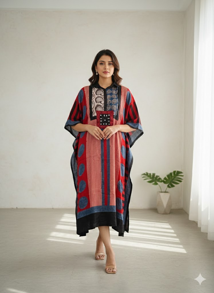 Ajrakh Modal Kaftans 4803